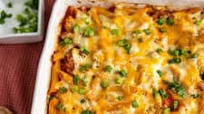 Buffalo Chicken Pasta Bake