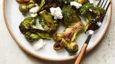 Burnt Broccoli and Crushed Olive Salad