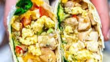 California Chicken Breakfast Burrito