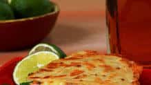 California Jack, Shrimp and Tomato Quesadilla