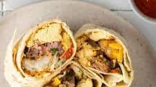 Carne Asada Breakfast Burrito