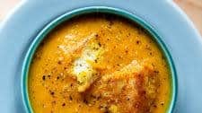Carrot-Ginger Soup With Curry & Coconut Milk