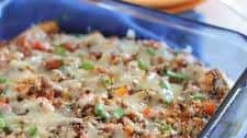 Cheddar Chicken Quinoa Bake
