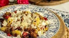 Cheesy Beef & Potato Hash