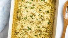 Cheesy Chicken and Zucchini Casserole