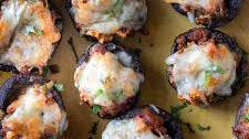 Cheesy Chorizo Stuffed Mushrooms