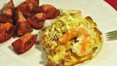 Cheesy Shrimp Frittata