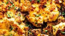 Cheesy Zucchini Chicken Fritters