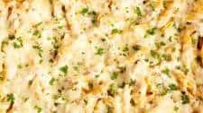 Chicken Alfredo Bake