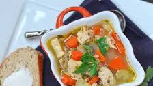 Chicken Soup with Farro and Vegetables