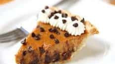 Chocolate Chip Pumpkin Pie
