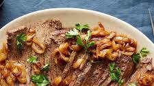 Classic Beef Brisket With Caramelized Onions