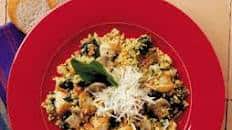 Couscous With Chicken, Spinach & Mushrooms