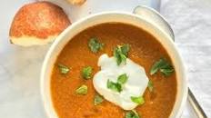 Cranberry Curry Lentil Soup