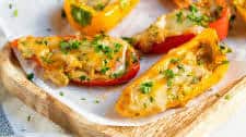Cream Cheese Stuffed Peppers (Warm or Cold)