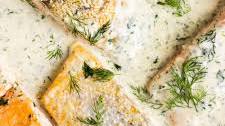 Creamy Garlic Herb Salmon