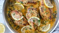 Creamy Lemon Chicken with Spinach