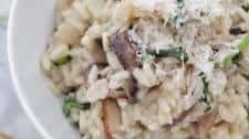 Creamy Spinach and Mushroom Risotto