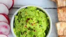 Creamy Spring Pea Guacamole