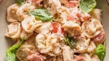 Creamy Tomato Basil Tortellini