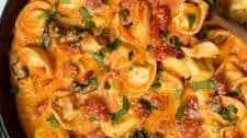 Creamy Tomato Basil Tortellini Skillet