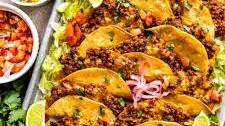 Crispy Beef Tacos (Baked Not Fried!)