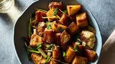 Crispy Soy & Ginger Roast Potatoes From Lara Lee