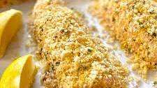 Crunchy Lemon Herb Baked Rockfish