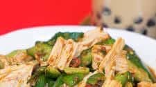 Cucumber Tofu Salad (凉拌青瓜腐竹 - 富足长青)