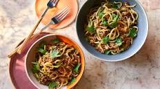 Cumin pork noodles