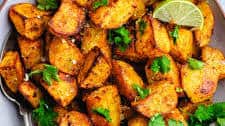 Curry roasted potatoes