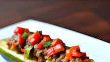 Delicious Beef And Quinoa Stuffed Zucchini (Nourish And Indulge)