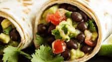 Delicious Black Bean and Avocado Wraps