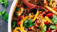 Easy Mexican Chicken Quinoa Casserole