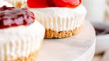 Easy Mini No Bake Cheesecake Bites