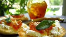 Fig Jam and Goat Cheese Crostini