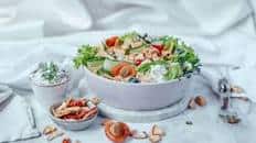 Fruity Salad Bowl with Apple & Paprika Chips