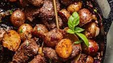 Garlic Butter Steak and Potatoes