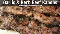 Garlic & Herb Beef Kabobs