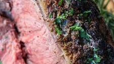 Garlic Herb Butter Beef Roast