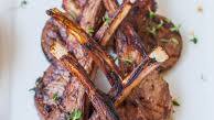 Garlic & Herb Grilled Lamb Chops (video)