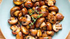 Garlic Mushrooms With Lemon & Thyme
