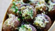 Garlic Parmesan Roasted Mushrooms