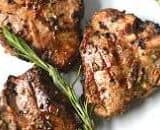 Garlic and Rosemary Grilled Lamb Chops