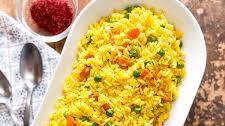 Garlicky Saffron Rice