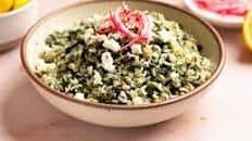 Greek Spinach Rice (Spanakorizo)