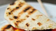 Grill Recipe: Rosemary-Lemon Steak Kebabs with Flatbread