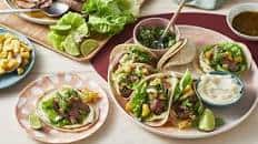 Grilled Beef Tacos with Pineapple and Salsa