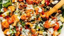 Grilled Buffalo Cauliflower Salad