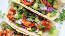 Grilled Cajun Shrimp Tacos